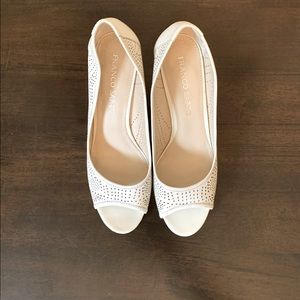 Franco Sarto Wedge Peeptoe
